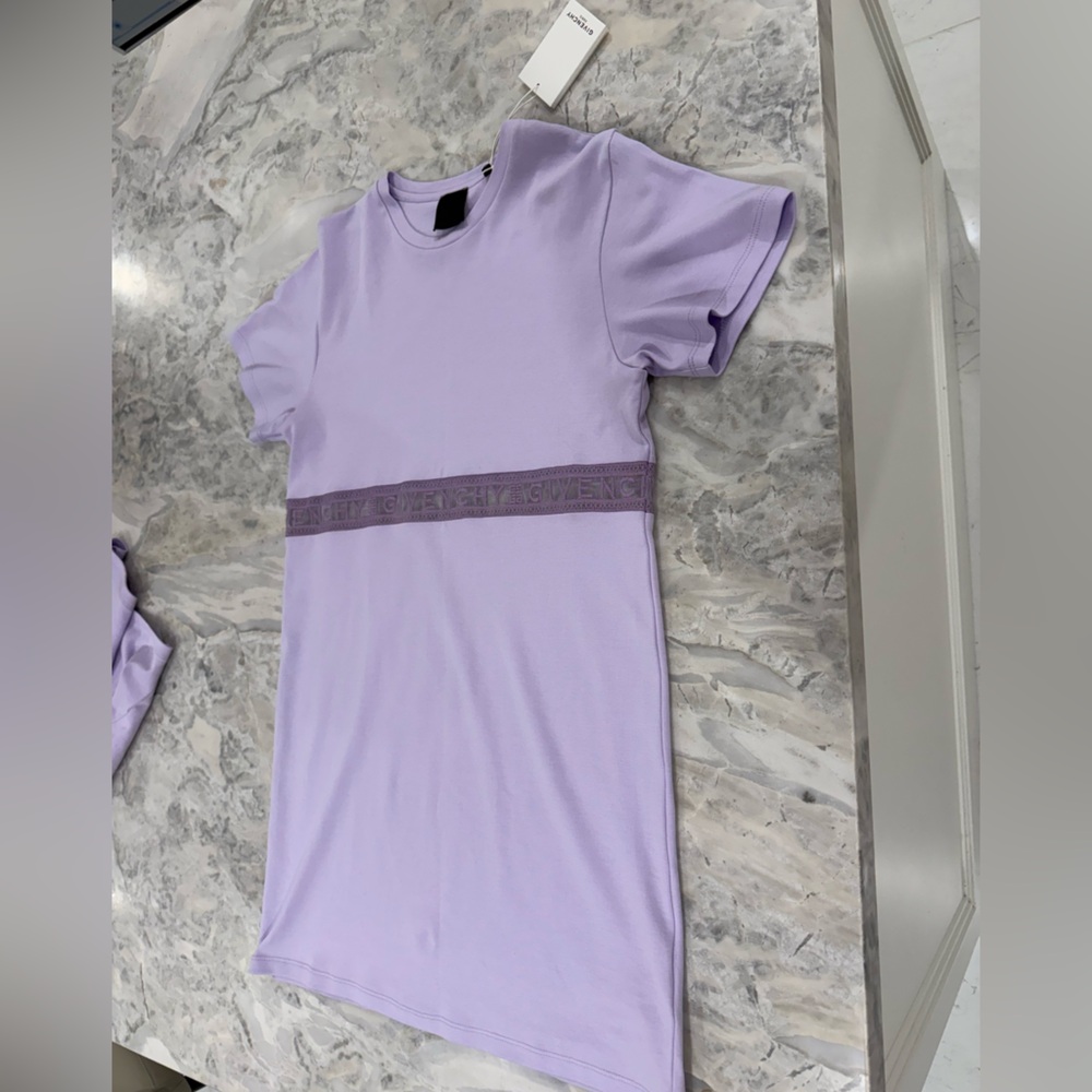 💜NWT Givenchy Lavender Tee Dress